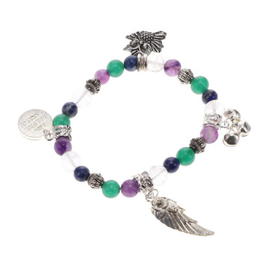 Affirmation Crystal Bracelet - Wisdom