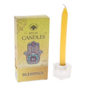 Green Tree Ritual Candles - Blessings