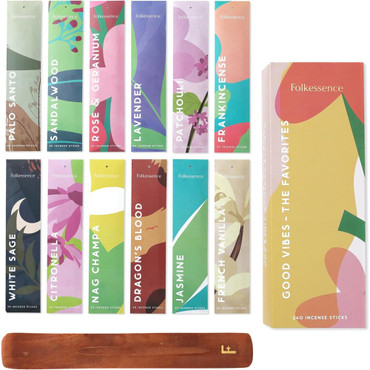 Folkessence Incense Sticks - Good Vibes Mega Pack