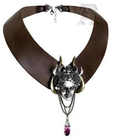 Alchemy Apate's Duplicity Leather Choker