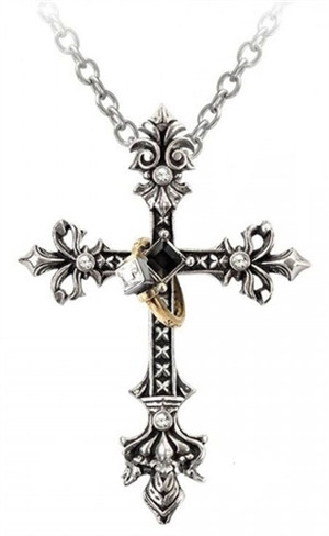 Maryam Theotokos Ring Cross Pendant