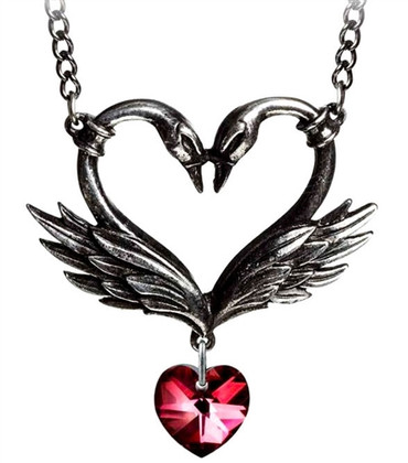 Alchemy Black Swan Romance necklace