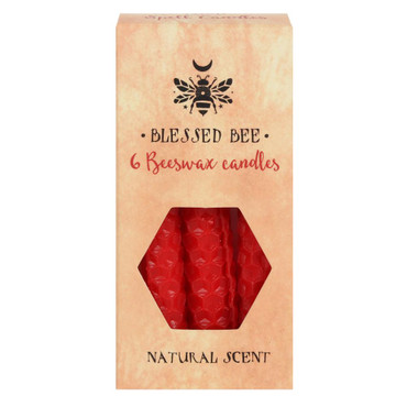 Spell Candles - red Bees Wax