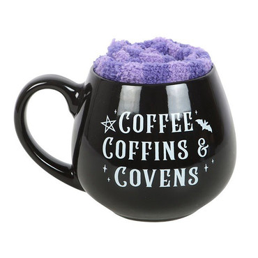 Mug and Socks - Coffee, Coffins & Covens