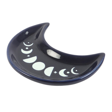 Trinket Dish - Crescent Blue Moon