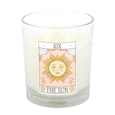 Jar Candle - Sun Tarot Card
