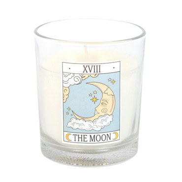 Jar Candle - Moon Tarot Card