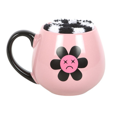 Mug and Socks - Sad Flower