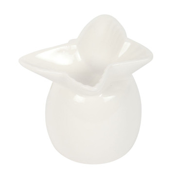 Oil Burner - Shaped White Butterfly