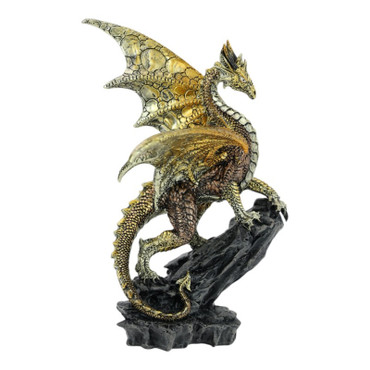 Dragon Figure - Gold Scale Dragon
