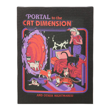 Canvas Plaque - Cat Dimension