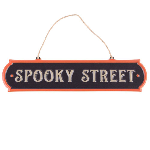 Metal Sign - Spooky Street