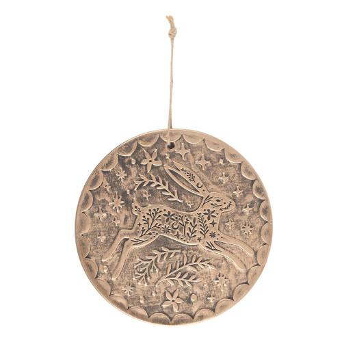 Hanging Plaque - Winter Hare