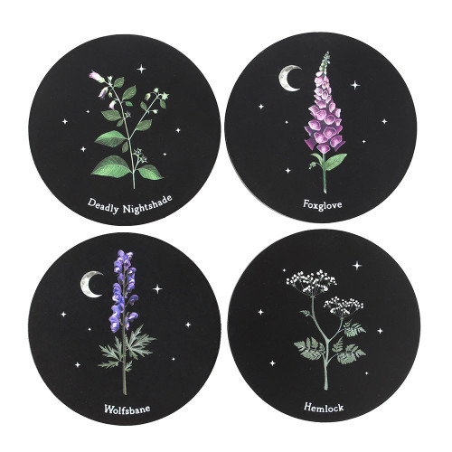 Coaster set - Poisonous Plants
