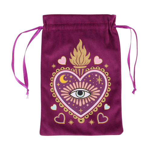 Velvet Pouch - Sacred Sight Heart