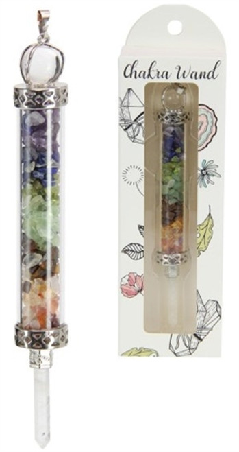 Crystal Chips Chakra Wand