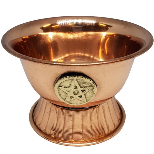 Pentagram Copper Bowl with Base