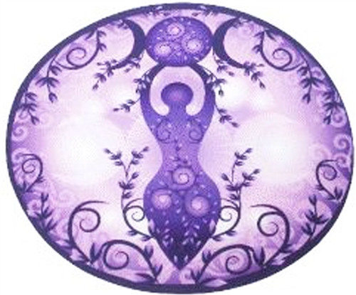 Fancy Moon Goddess Altar Cloth