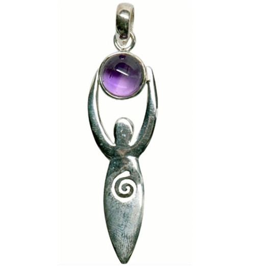 Amethyst Goddess Pendant