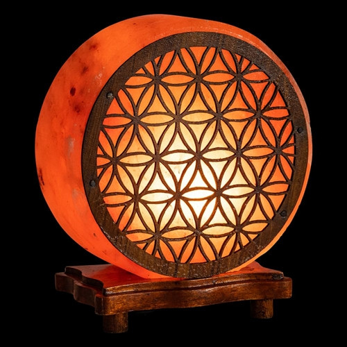 Flower of Life Salt Lamp