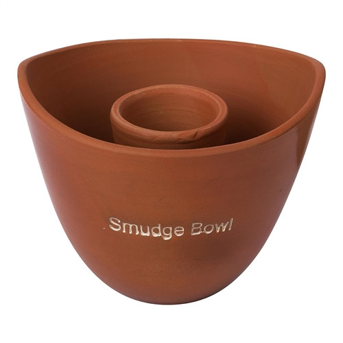 Clay Smudge Bowl