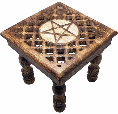 Pentagram Cut Out Altar Table
