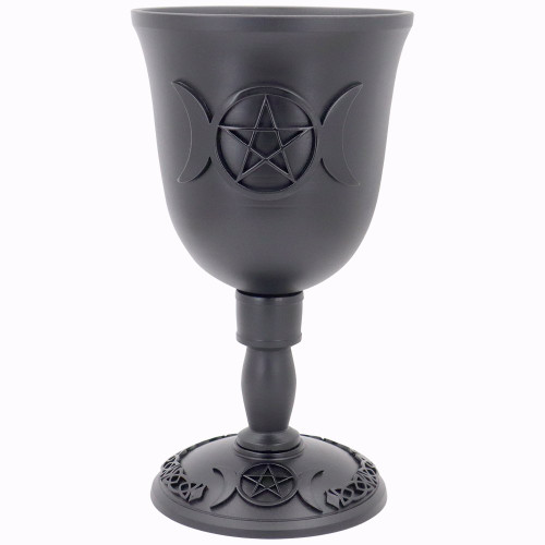 Cast Iron Chalice - Triple Moon