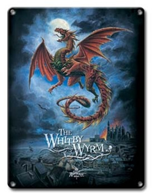 Whitby Wyrm - Metal Plaque