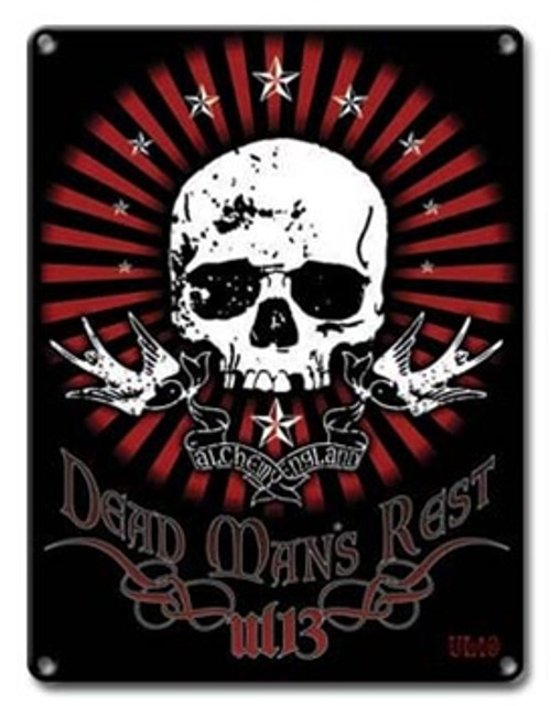 Dead Mans Rest - Metal Plaque