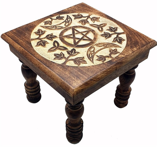 Witchy Moon Altar Table