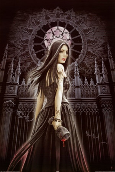 Anne Stokes Gothic Siren Flag