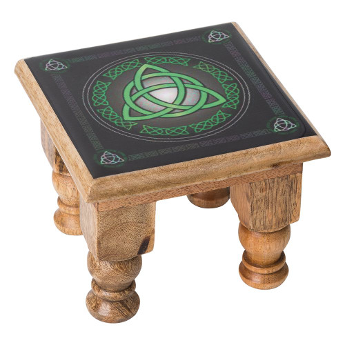 Carved Altar table - triquetra print