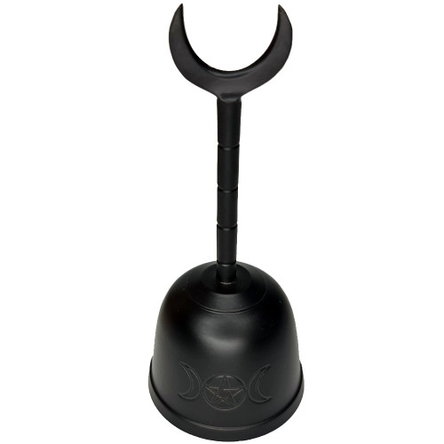 Black Altar Bell with Triple Moon