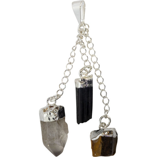 Multi-Crystal Pendant for Protection