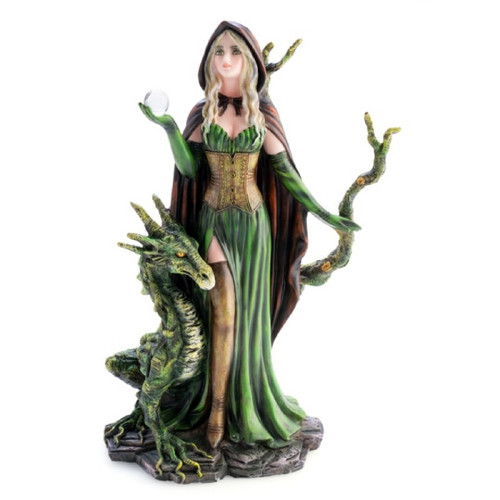 Lady of the Woods with Dragon Figure
