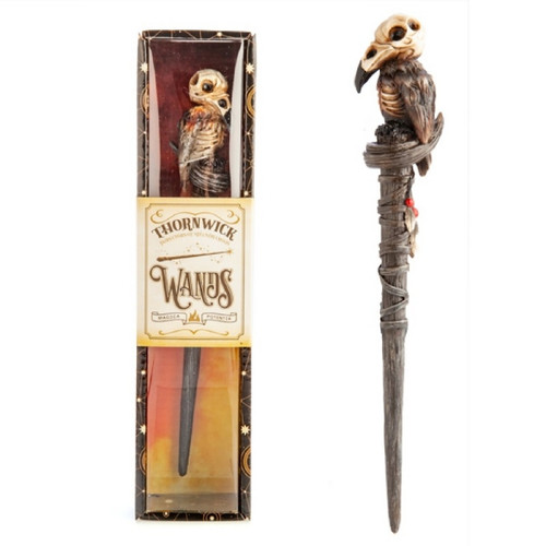 Magick Wand with Crow Skeleton