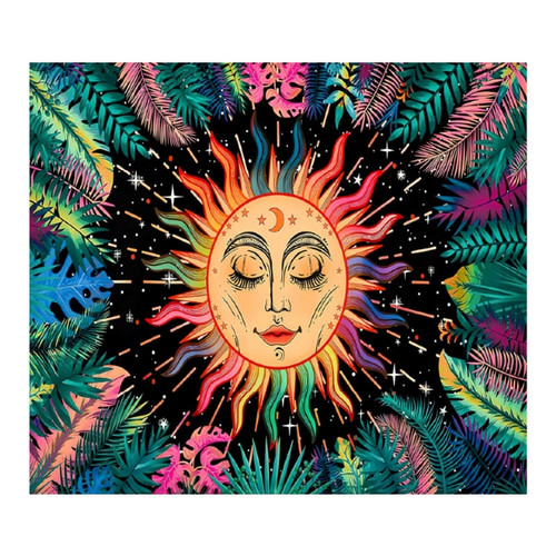 Peach Skin Tapestry - Tropical Sunface