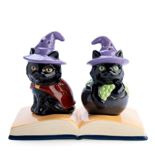 Witch Cats Salt and Pepper