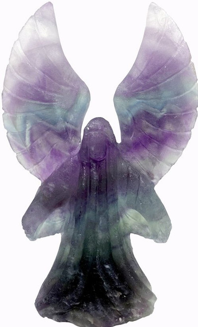 Carved Fluorite Angel