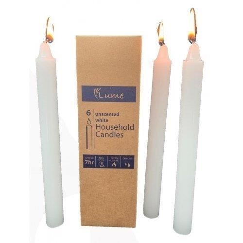 Quality White Dinner Candles