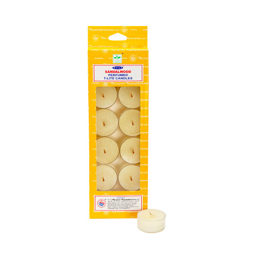 Satya Tea Light Candles - Sandalwood