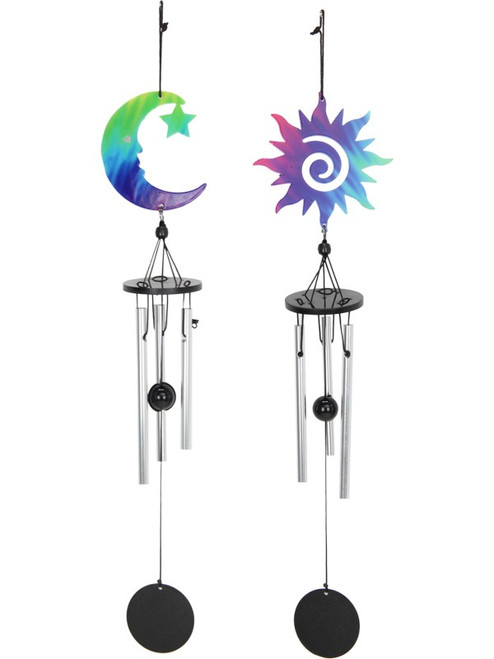 Windchime Pair - Star and Moon