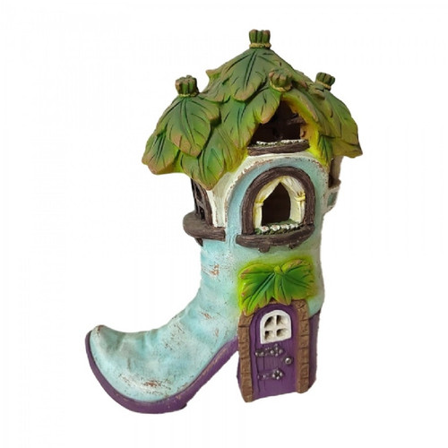 Fairy Garden Boot House with LED