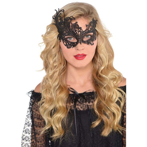 Face Mask Black Lace