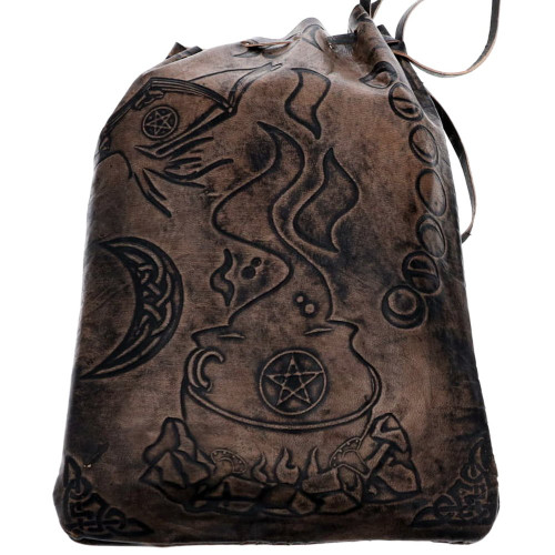 Leather Tarot Bag - Magick Cauldron