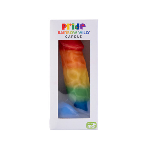 Rainbow Pride Candle - Willy