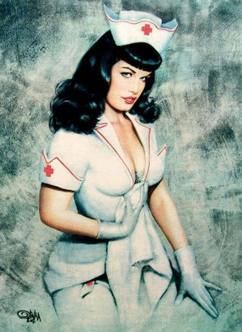 Betty Page - Nurse Betty flag