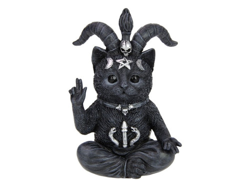 Nemesis Now Pawzuph Horned Occult Cat Figurine Ornament