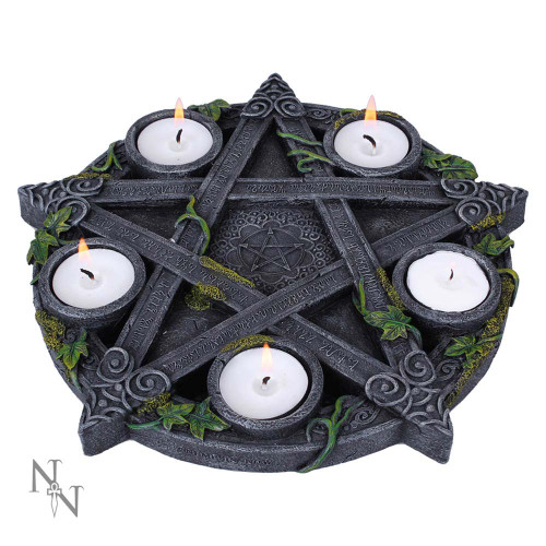 Ivy Pentagram Tea Light Holder