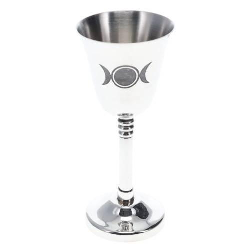 Mini Steel Chalice - Triple Moon